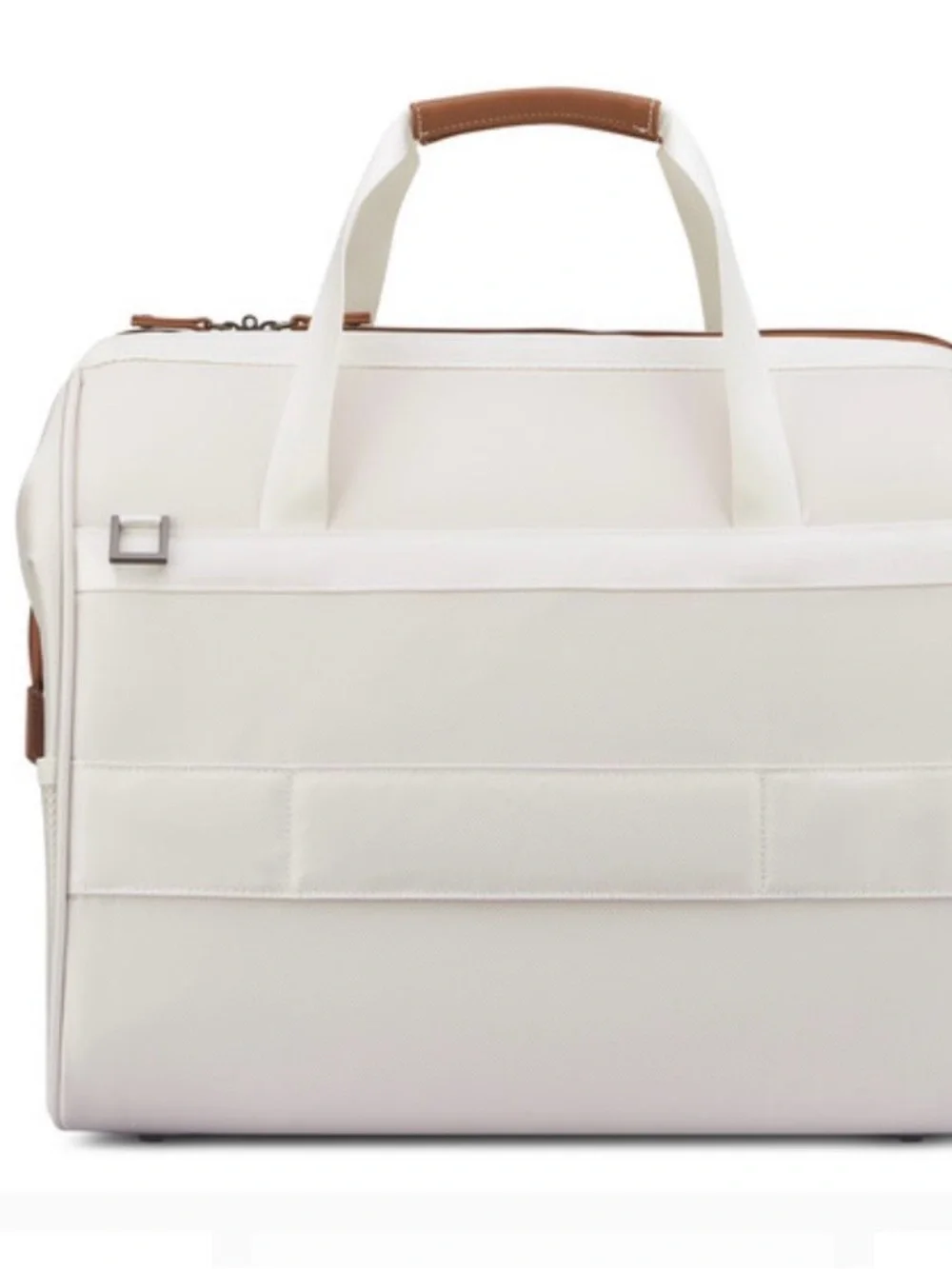 Delsey White & Brown Small Pet Carrier